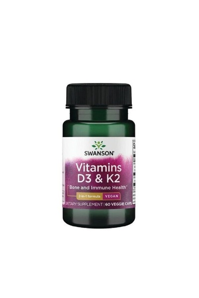SWANSON Vitamins D3 & K2 2000IU & 75mcg -