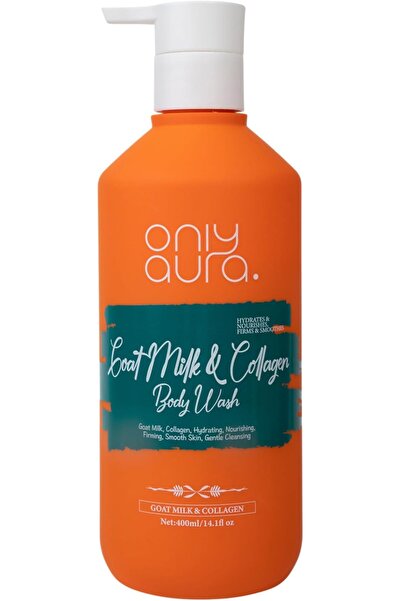 ONLY OnlyAura Goat Milk & Collagen Body Wash (400ml) – Moisturizing & Brighte...