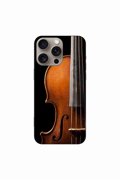 OEM Case compatible with Apple iPhone 16 Pro Max Silicone Gel Tpu Violin Pattern