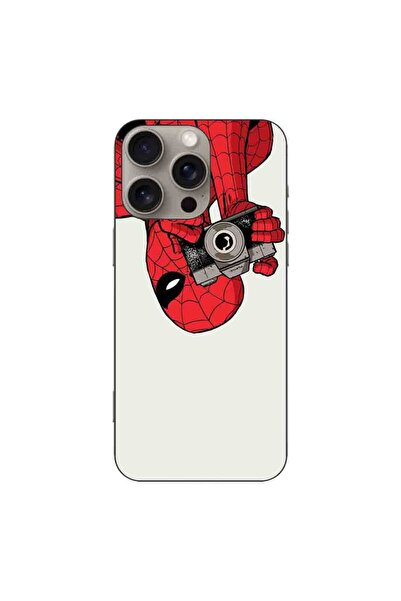 OEM Case compatible with Apple iPhone 16 Pro Max Silicone Gel Tpu Spiderman M...