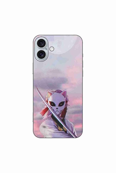 OEM Husa compatibila cu Apple iPhone 16 Plus Silicon Gel Tpu Model Demon Slay...