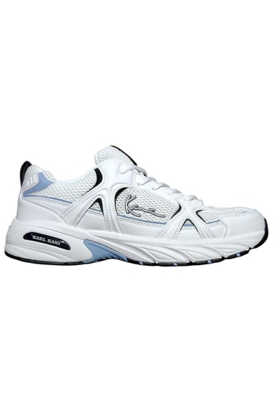 KARL KANI , Pantofi sport din material textil cu insertii de piele ecologica,...