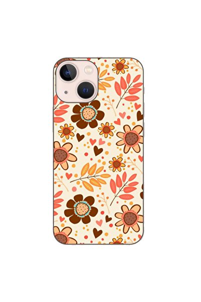 OEM Husa compatibila cu Apple iPhone 13 Mini Silicon Gel Tpu Model Loving Autumn