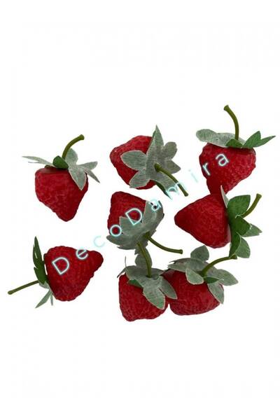 OEM Ornamente Din Plastic Capsuni 50/set