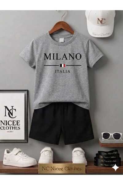 NC Nicee Clothes ΚΑΛΟΚΑΙΡΙΝΟ ΠΑΙΔΙΚΟ ΜΠΛΟΥΖΑΚΙ ΣΟΡΤΣ UNISEX (ΜΑΥΡΗ ΣΤΡΙΠΑ ΜΙΛ...
