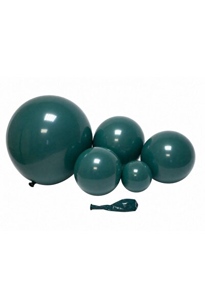 OEM Matte Balloons TX 85 Dark Dusty Emerald 18"-10/ Top Bottom Set