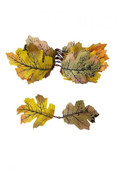 OEM Frunze Toamna Duble De Stejar 10/set Galben-Verde