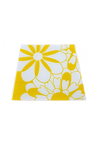 OEM Square Plate White With Yellow 14.5x14.5