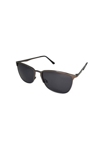 Tia Accesorii Rectangular model sunglasses, Q3012, dark metallic grey