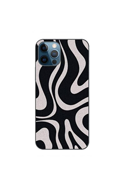 OEM Husa compatibila cu Apple iPhone 12 Pro Max Silicon Gel Tpu Model Monochr...
