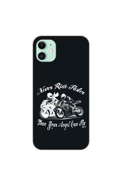 OEM Husa compatibila cu Apple iPhone 11 Silicon Gel Tpu Model Never Ride Faster