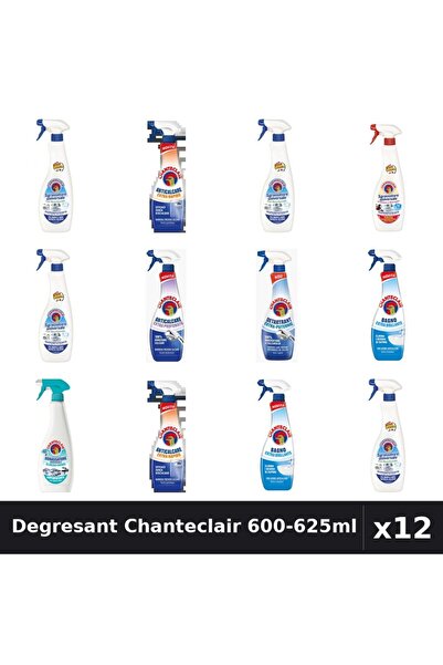 Chanteclair Set 12 Degresant Universal 600-625ml - Bicarbonat, Marsilia, Anti...