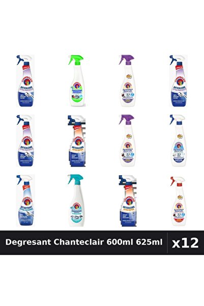 Chanteclair Set 12 Degresant Universal 600ml 625ml - 9 Arome Asortate, Antica...