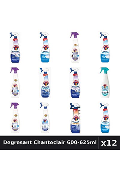 Chanteclair Set 12 Degresant Universal 600-625ml - Lavanda, Bicarbonat, Antic...