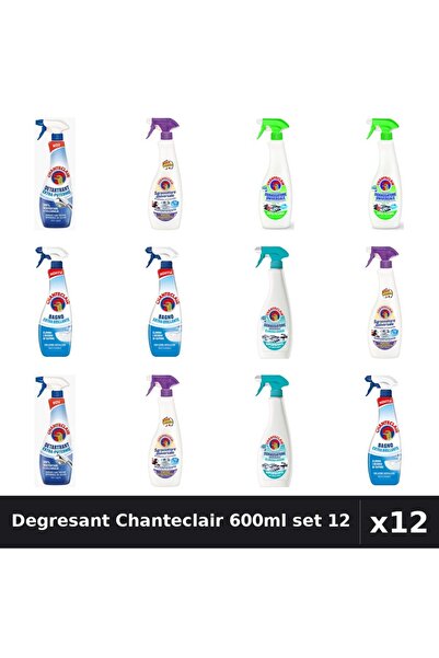 Chanteclair Set 12 Degresant Universal 600-625ml - Lavanda, Lămâie, Mosc Alb
