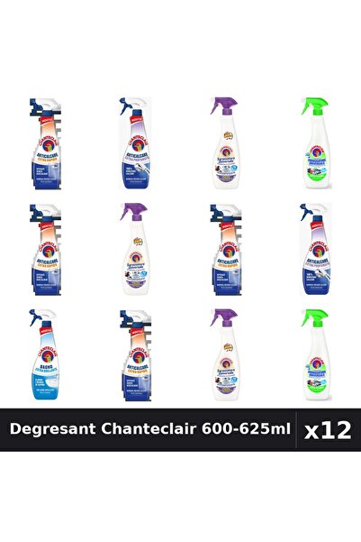 Chanteclair Set 12 Degresant Universal 600-625ml - Lavanda, Lamaie, Mosc, Ant...