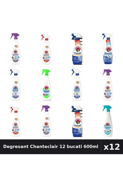 Chanteclair Set 12 Degresant Universal 600-625ml - Mosc, Marsilia, Lamaie, Bi...
