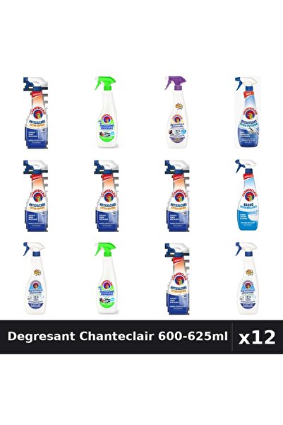 Chanteclair Set 12 Degresant Universal 600-625ml - Lamaie, Lavanda, Bicarbonat