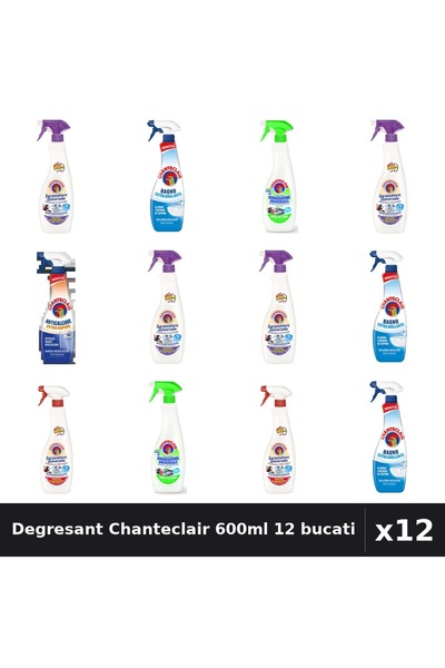 Chanteclair Pachet 12 Degresant Universal 600ml - Mosc, Lamaie, Lavanda, Mars...