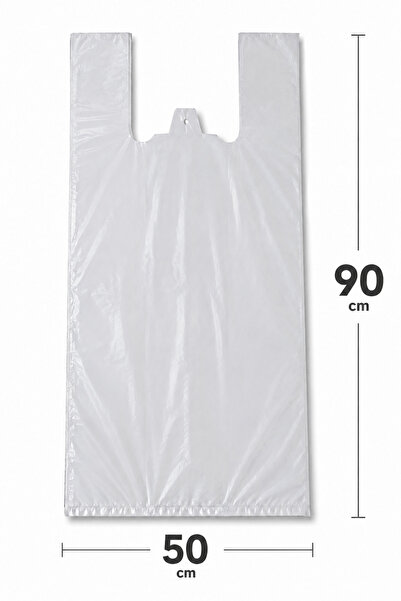 MSE HOLD 50x90 Çok Kalın Et Poşeti 1 Kg Atlet Poşet Market Kasap Manav Poşeti