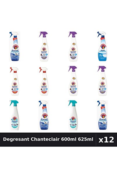Chanteclair Set 12 Degresant Universal 600ml-625ml - Lavanda, Marsilia, Anti-...