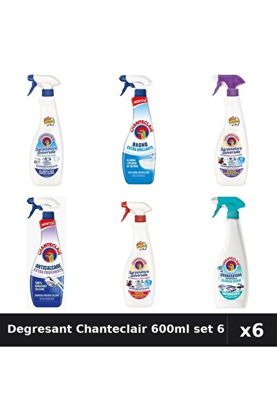 Chanteclair Set 6 Degresant Universal 600-625ml - Bicarbonat, Marsilia, Mosc Alb
