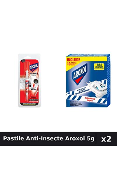 Aroxol Set 2 Pastile Anti-Insecte 5g - Spirale Eficiente Impotriva Insectelor