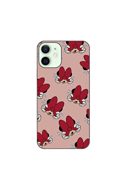 OEM Калъф, съвместим с Apple iPhone 12 Mini, силиконов гел TPU, с десен Мини ...