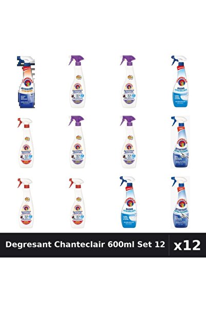 Chanteclair Set 12 Degresant Universal 600ml - Marsilia, Lavanda, Mosc Alb
