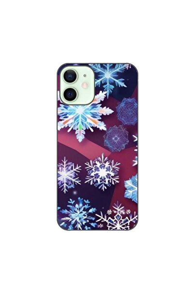 OEM Husa compatibila cu Apple iPhone 12 Mini Silicon Gel Tpu Model Fulgi de G...