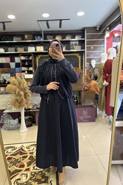 HÜMEYRA BUTİK Vest Front Zipper Dress