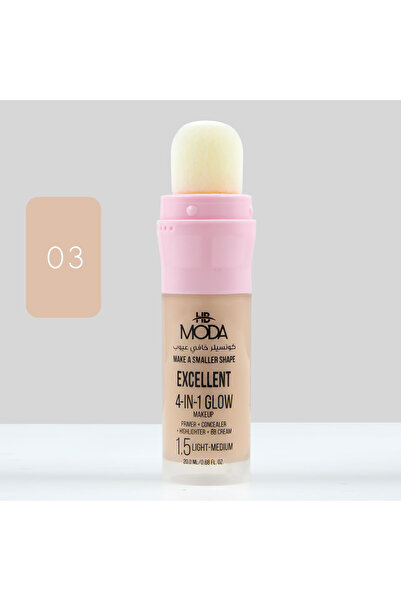 Moda Beauty كونسيلر الإشراقة المتميزه 4×1 من مودا بيوتي– Excellent 4‑in‑1 Glo...
