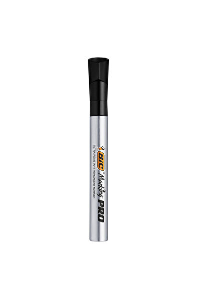 Bic Μαρκαδόρος Μαύρος Μόνιμος Στρογγυλή Μύτη PRO Βιομηχανικός
