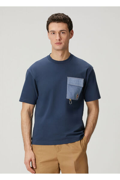 MONCLER GRENOBLE Lacivert T-shirt
