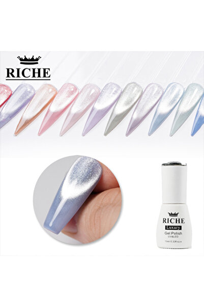 OEM Ojă semipermanentă RICHE Luxury Super Cat Eye Fără Hema și TPO, 10 ml