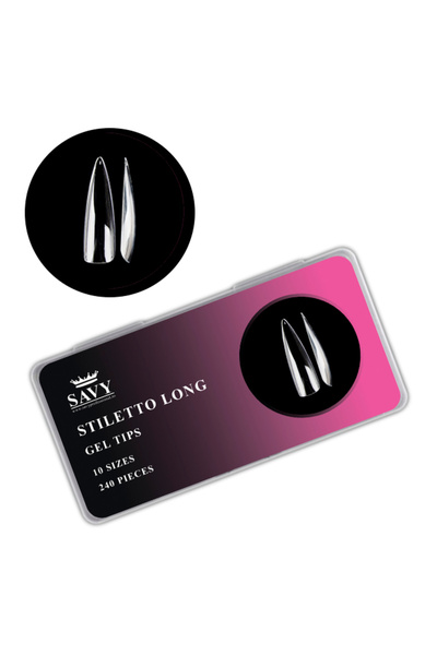 OEM Tipsuri de unghii, 240 bucăți, Riche Soft gel Tips Stiletto