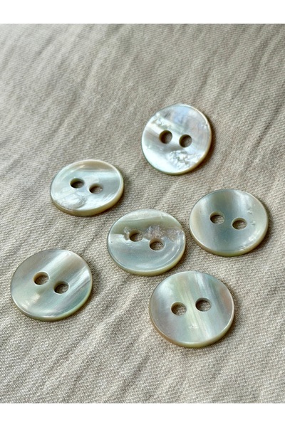 ODDA TASARIM ATÖLYESİ Handmade Poly Button Set Ideal for Summer Linen