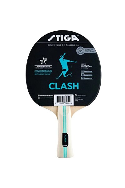 STIGA 1210-5718 Clash Masa Tenisi Raketi Raketler Siyah-Kırmızı