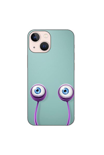 OEM Husa compatibila cu Apple iPhone 13 Mini Silicon Gel Tpu Model Snail Eyes
