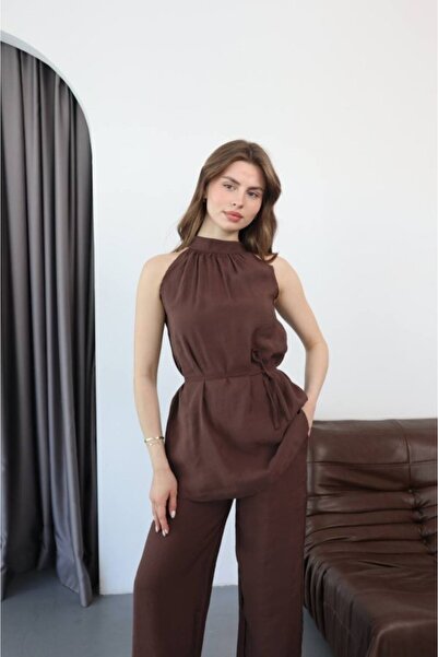 DRESSIFY WOMEN’S FASHION Γυναικείο Σετ με Διπλό Κοστούμι με Λεπτομέρεια Ζώνης...