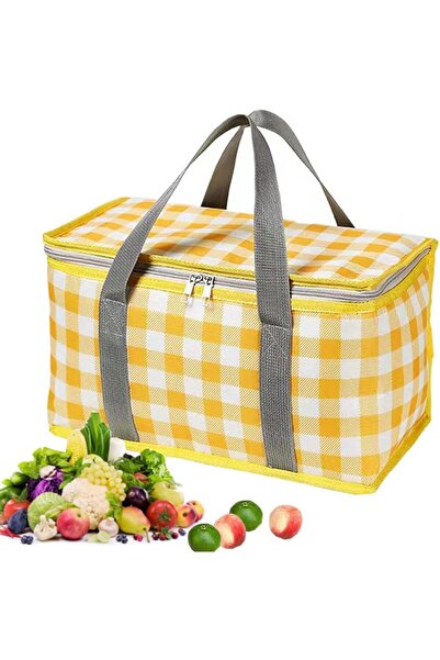 Arabest Insulated Cooler Bag,Reusable Large Capacity Foldable,Zippered Top,fo...