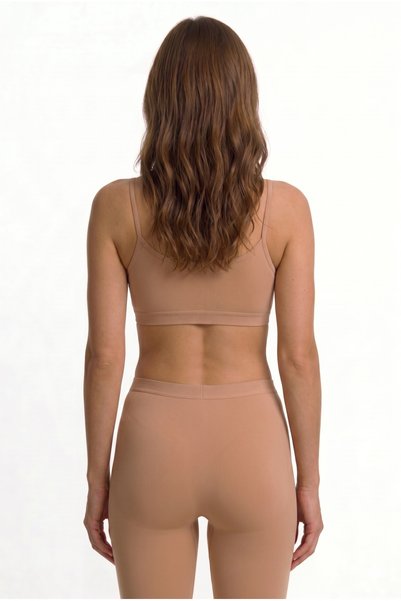 westicgiyim Kadın Dikişsiz Seamless Spor Sütyeni Pedli Toparlayıcı İnce Askılı Büstiyer