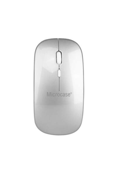 Microcase 1600 DPI Şarj Edilebilir 2.4 GHz Çift Modlu Bluetooth Kablosuz Mous...