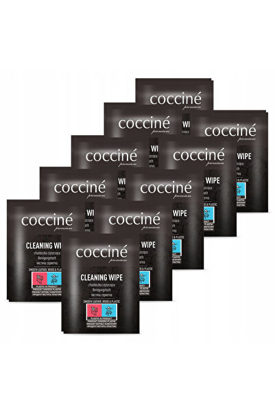 Coccine Servetele de curatare, Coccine, 10 buc., pentru piele naturala, piele...