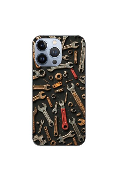 OEM Husa compatibila cu Apple iPhone 13 Pro Silicon Gel Tpu Model Mechanic To...