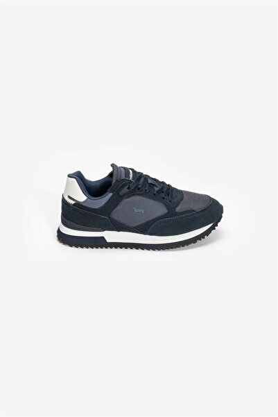 Harmont & Blaine Harmont Blaine Scarpa Uomo Camoscio Erkek Sneaker Mavi