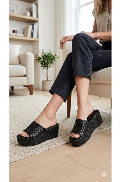 Zengin ayakkabı YENİ SEZON KADIN GÜNLÜK POLİ ORTOPEDİK YÜKSEK TOPUKLU TABAN R...