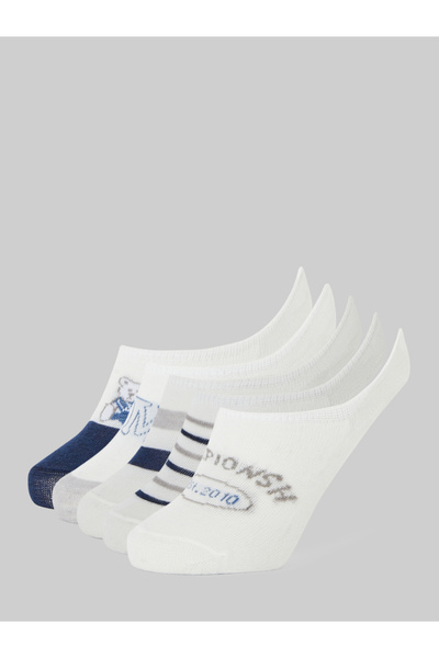 Styli Pack of 5 - Graphic Print No Show Socks