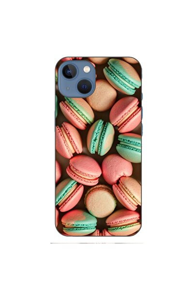 OEM Husa compatibila cu Apple iPhone 13 Silicon Gel Tpu Model Tasty Macarons