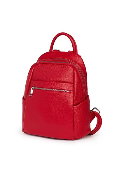 myOwn Rucsac Jonathan din piele roșie de damă